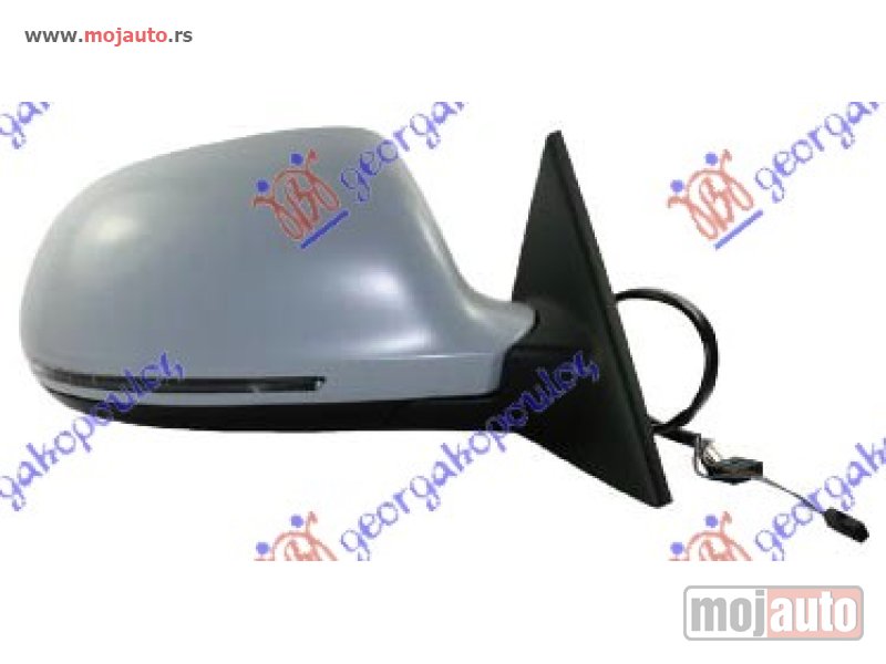 Glavna slika -  RETROVIZOR ELEKTRICNI SA GREJACEM PM (COUPE) (MRTAV UGAO) -10 (A KVALITET) (ASFERICNO STAKLO) Desno Audi a5 07-11 -dostupno - MojAuto