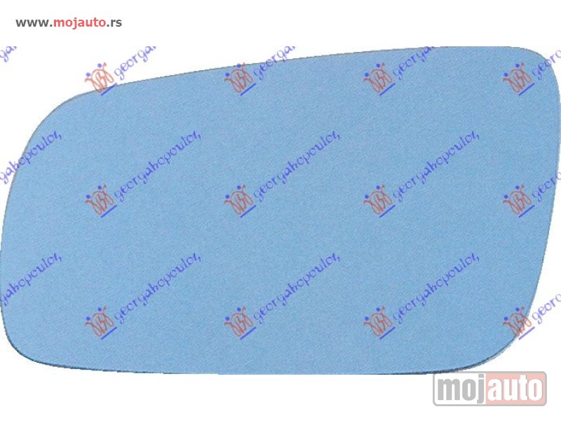 Glavna slika -  STAKLO RETROVIZORA SA GREJACEM PLAVO -2000 (RAVNO) Levo Audi a3 96-03 -dostupno - MojAuto