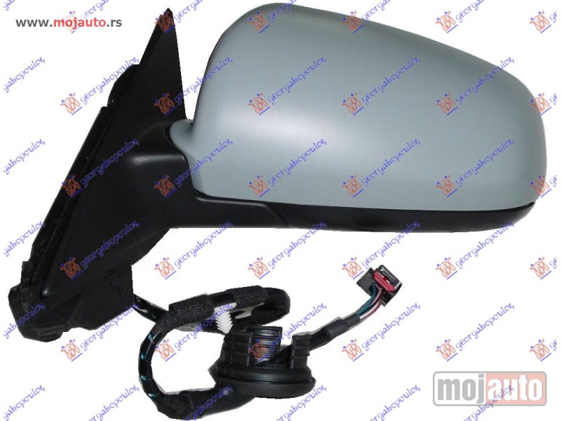Glavna slika -  RETROVIZOR ELEKTRICNI SA GREJACEM PM (ELEKTRO-SKLOPIV) 3 VRATA (ASFERICNO STAKLO) Levo Audi a3 03-08 -dostupno - MojAuto