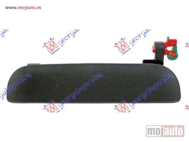 Glavna slika -  KVAKA PREDNJIH/ZADNJIH VRATA SPOLJASNJA CRNA Levo Ford ranger 99-06 -dostupno - MojAuto