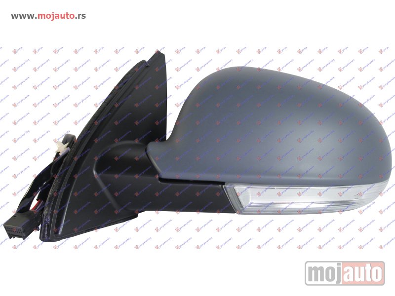 Glavna slika -  RETROVIZOR ELEKTRICNI SA GREJACEM PM (MIGAVAC) (ASFERICNO STAKLO) Levo Vw jetta 05-10 -dostupno - MojAuto
