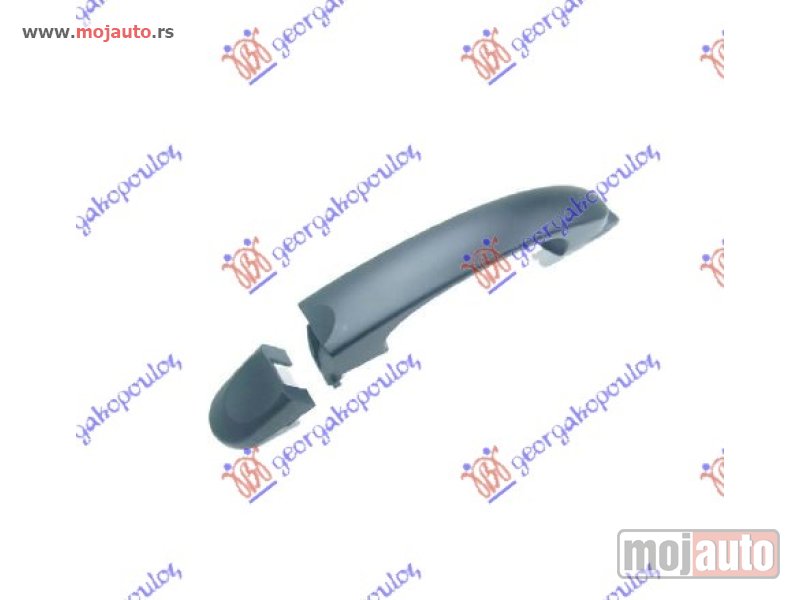 Glavna slika -  KVAKA PREDNJIH (& ZADNJIH L=D) VRATA SPOLJASNJA Desno Vw transporter (t5) 03-10 -dostupno - MojAuto