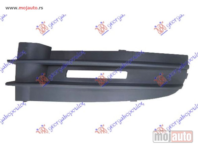 Glavna slika -  RESETKA PREDNJEG BRANIKA (BEZ MAGLENKE) Levo Vw caddy 04-10 -dostupno - MojAuto