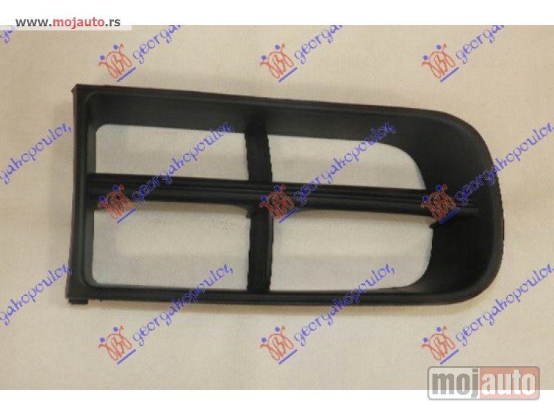 Glavna slika -  RESETKA PREDNJEG BRANIKA (TROUGLASTA MAGLENKA) Desno Skoda fabia 07-10 -dostupno - MojAuto