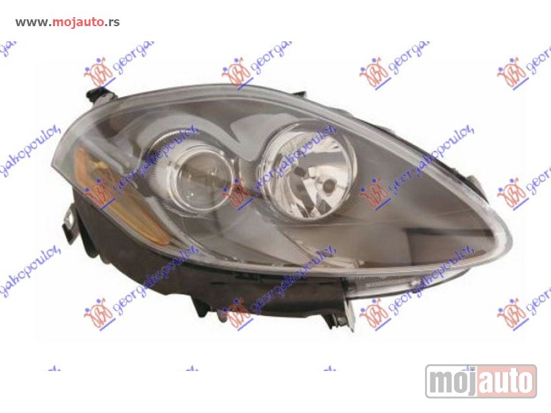 Glavna slika -  FAR ELEKTRICNI CRNI (ZUTI MIGAVAC) -2010 (DEPO) Desno Fiat bravo 07-14 -nedostupno - MojAuto