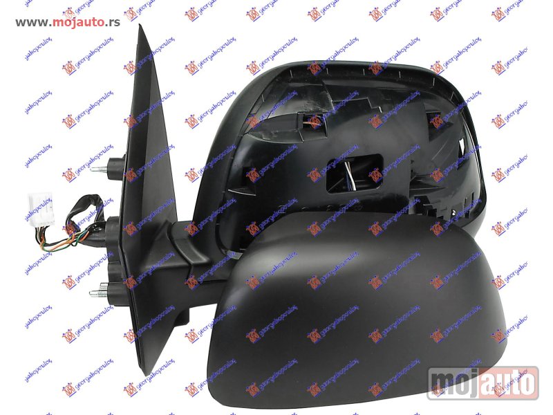Glavna slika -  RETROVIZOR ELEKTRICNI SA GREJACEM PM (ELEKTRO-SKLOPIV) (A KVALITET) (KONVEKSNO STAKLO) Levo Mitsubishi outlander 07-11 -dostupno - MojAuto