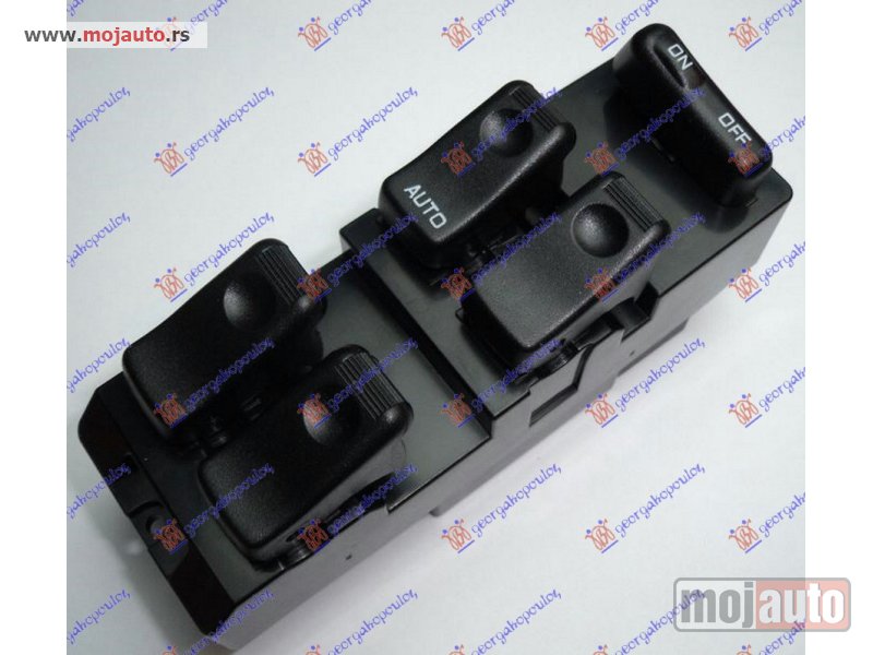 Glavna slika -  PREKIDAC U PREDNJIM VRATIMA (4 TASTERA) (LEVI AUTO) (10 PIN) Levo Mazda p/u 2/4wd 03-06 -dostupno - MojAuto