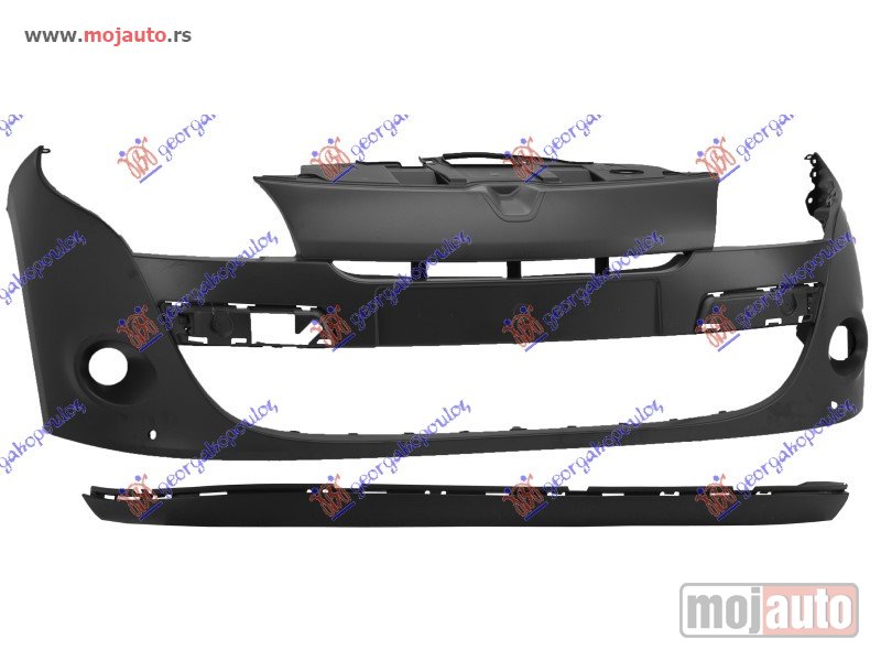 Glavna slika -  PREDNJI BRANIK PM -12 (PDS SENZORI) (A KVALITET) Renault megane h/b - s.w. 08-14 -dostupno - MojAuto