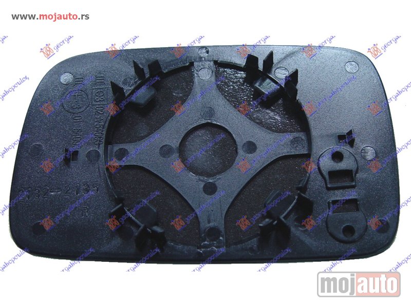 Glavna slika -  STAKLO RETROVIZORA (KONVEKSNO) Desno Vw polo 94-99 -dostupno - MojAuto