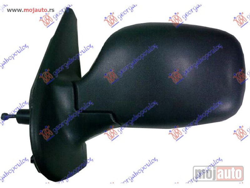 Glavna slika -  RETROVIZOR MEHANICKI SA SAJLOM (ASFERICNO STAKLO) Levo Renault kangoo 03-08 -dostupno - MojAuto