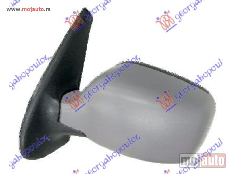 Glavna slika -  RETROVIZOR ELEKTRICNI SA GREJACEM PM (A KVALITET) (ASFERICNO STAKLO) Levo Renault kangoo 03-08 -dostupno - MojAuto