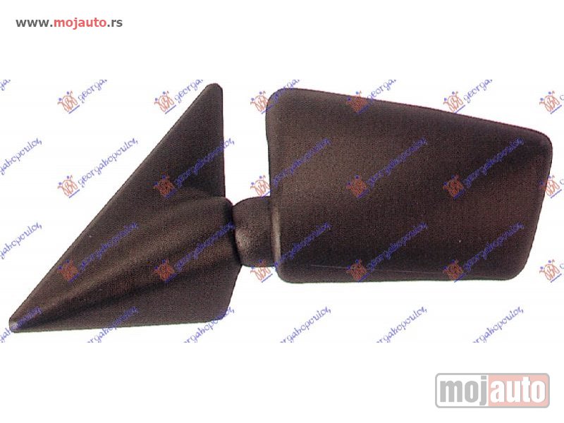 Glavna slika -  RETROVIZOR MEHANICKI SA RUCICOM (RAVNO STAKLO) Levo Citroen ax 91-95 -dostupno - MojAuto