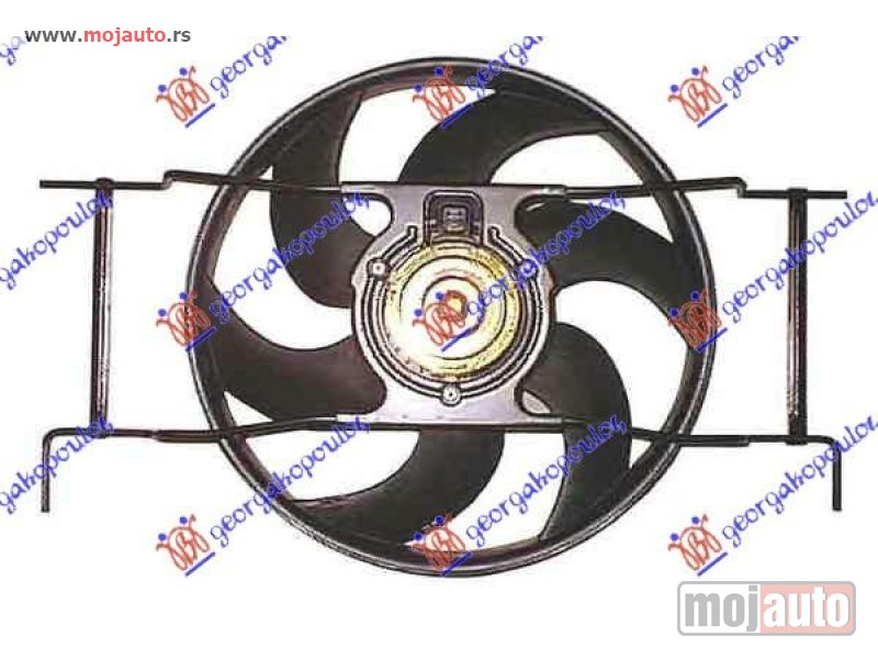 Glavna slika -  VENTILATOR KOMPLET (BENZIN) (-AC) Citroen zx 94-97 -nedostupno - MojAuto