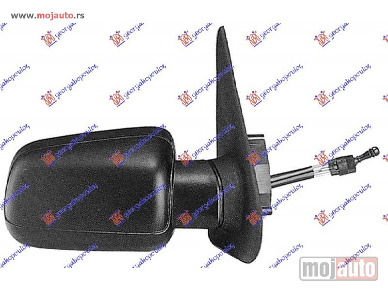 Glavna slika -  RETROVIZOR MEHANICKI SA SAJLOM (KONVEKSNO STAKLO) Desno Citroen zx 94-97 -dostupno - MojAuto