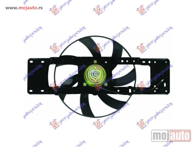 Glavna slika -  VENTILATOR HLADNJAKA KOMPLET (BENZIN) (-AC) (30cm) Renault clio 90-94 -dostupno - MojAuto