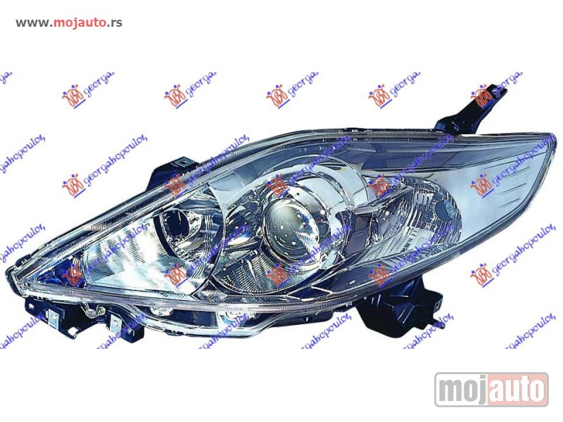 Glavna slika -  FAR ELEKTRICNI CRNI -2008 (DEPO) Levo Mazda 5 05-10 -dostupno - MojAuto