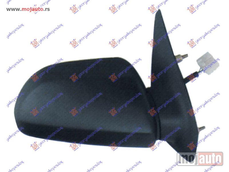 Glavna slika -  RETROVIZOR ELEKTRICNI (KONVEKSNO STAKLO) Desno Renault 19 92-95 -dostupno - MojAuto