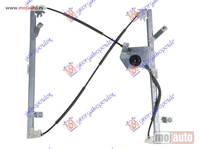 Glavna slika -  PODIZAC PREDNJEG PROZORA ELEKTRICNI (BEZ MOTORA) (A KVALITET) Levo Renault kangoo 08-13 -dostupno - MojAuto