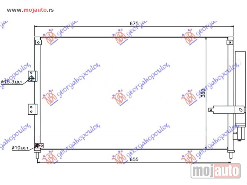 Glavna slika -  HLADNJAK KLIME 1.3 HIBRID - 1.8 BENZIN (630x380) Honda civic sedan 06-11 -dostupno - MojAuto