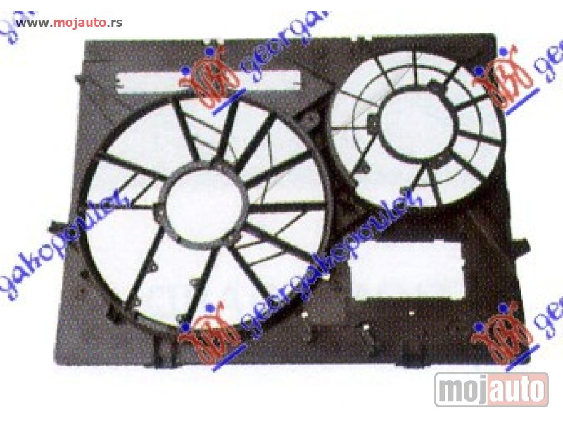 Glavna slika -  NOSAC DUPLOG VENTILATORA (BENZIN/DIZEL) Vw touareg 03-10 -dostupno - MojAuto