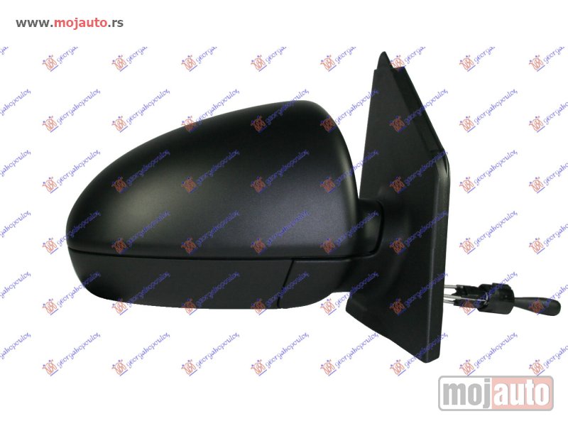 Glavna slika -  RETROVIZOR MEHANICKI SA RUCICOM (KONVEKSNO STAKLO) Desno Smart fortwo 07-12 -dostupno - MojAuto