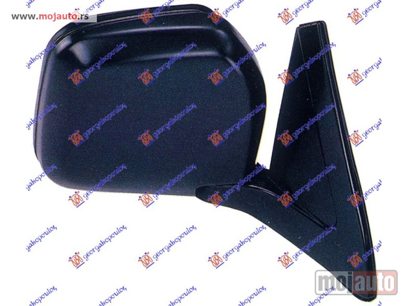 Glavna slika -  RETROVIZOR MEHANICKI CRNI (A KVALITET) (KONVEKSNO STAKLO) Desno Mitsubishi pajero 92-95 -dostupno - MojAuto