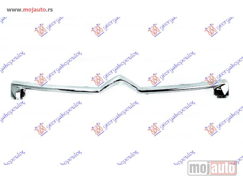 Glavna slika -  LAJSNA PVC MASKE GORNJA HROM 2012- Citroen berlingo 08-15 -dostupno - MojAuto