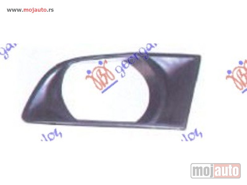 Glavna slika -  RESETKA PREDNJEG BRANIKA (SA MAGLENKOM) Desno Kia rio 02-05 -dostupno - MojAuto