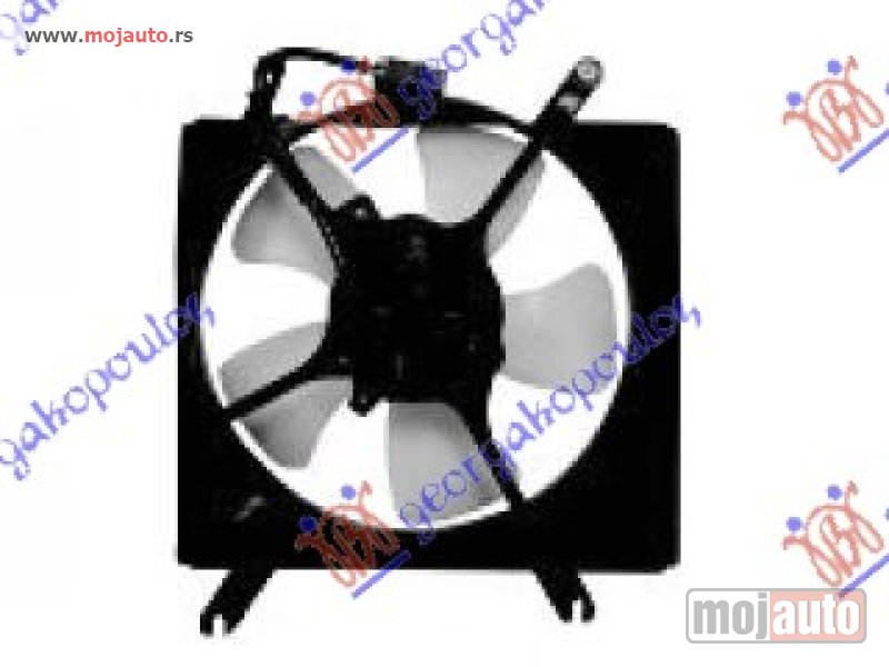 Glavna slika -  VENTILATOR HLADNJAKA KOMPLET (BENZIN) Kia rio 99-02 -dostupno - MojAuto