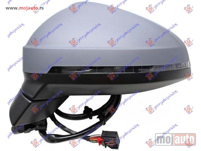 Glavna slika -  RETROVIZOR ELEKTRICNI SA GREJACEM PM (ELEKTRO-SKLOPIV) (MIGAVAC) (MEMORIJA) (15 PIN) Levo Audi a4 18-19 -dostupno - MojAuto