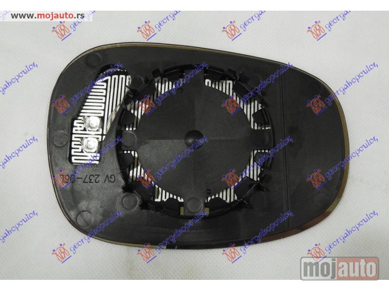Glavna slika -  STAKLO RETROVIZORA SA GREJACEM (ASFERICNO) Levo Bmw series 3 (e90/91) sdn/s.w. 08-12 -dostupno - MojAuto