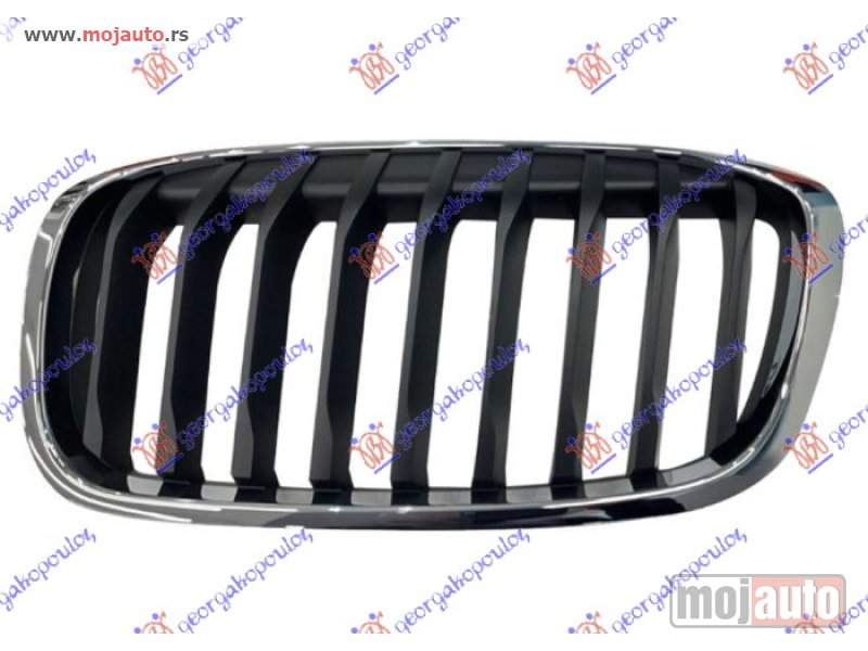 Glavna slika -  PVC MASKA HROM/CRNA (BASIC) Levo Bmw series 2 (f45/f46) active/gran tourer 17-21 -nedostupno - MojAuto