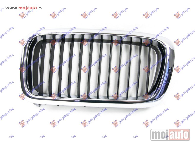 Glavna slika -  PVC MASKA HROM/CRNA Levo Bmw series 7 (e38) 95-02 -dostupno - MojAuto