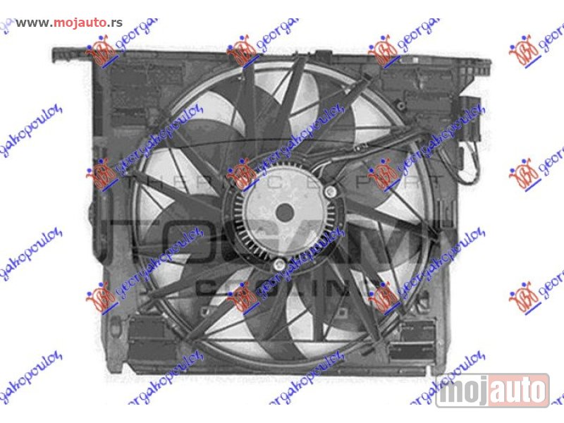 Glavna slika -  VENTILATOR KOMPLET (4.4 BENZIN - 2.0/3.0 DIZEL) (480mm) (850W) (3 PIN) Bmw series 5 (f10/11) 10-13 -dostupno - MojAuto