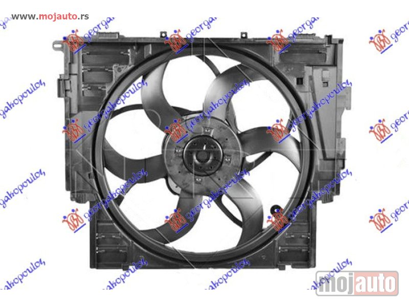 Glavna slika -  VENTILATOR KOMPLET (2.0 BENZIN) (485mm) (600W) (3 PIN) Bmw series 5 (f10/11) 10-13 -dostupno - MojAuto