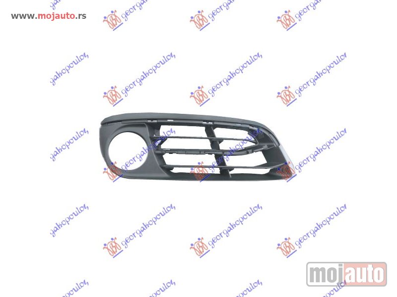 Glavna slika -  RESETKA PREDNJEG BRANIKA (OTVORENA) (SA MAGLENKOM) (MODERN/LUXURY) Desno Bmw series 5 (f10/11) 13-16 -dostupno - MojAuto