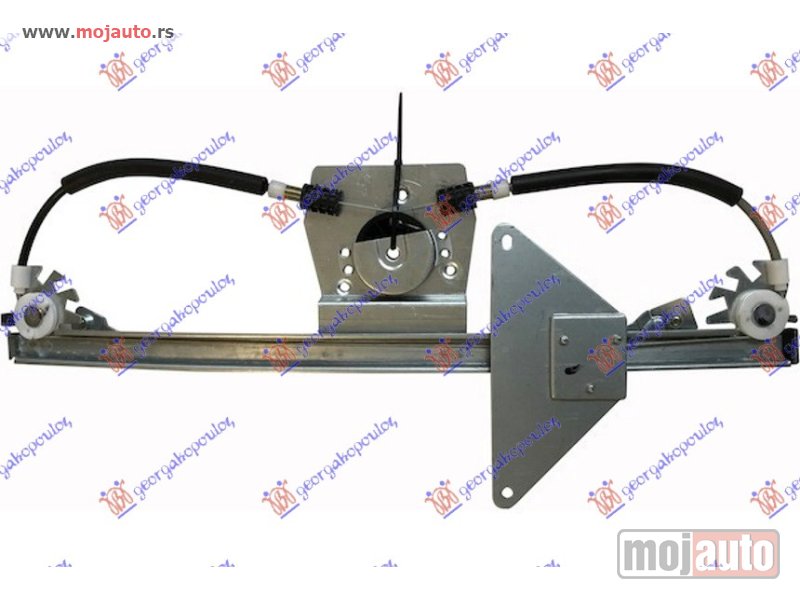 Glavna slika -  PODIZAC PREDNJEG PROZORA ELEKTRICNI (BEZ MOTORA) 5 VRATA Desno Citroen c3 10-13 -dostupno - MojAuto