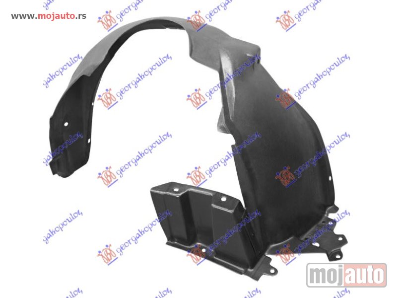 Glavna slika -  POTKRILO PLASTICNO Levo Citroen c1 14- -dostupno - MojAuto