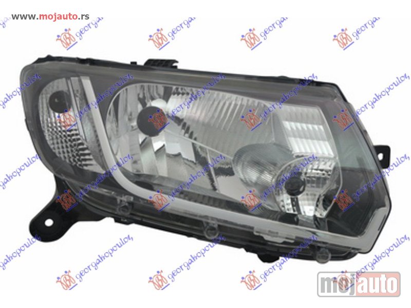 Glavna slika -  FAR MEHANICKI/ELEKTRICNI (DEPO) Desno Dacia sandero 12-16 -dostupno - MojAuto