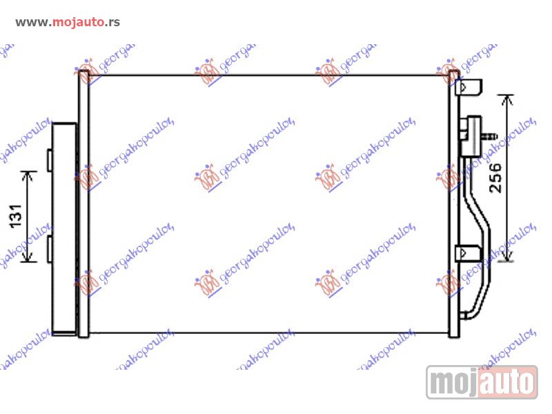 Glavna slika -  HLADNJAK KLIME 1.2i/1.4i/1.6 16V (565x395) Chevrolet trax 13- -dostupno - MojAuto