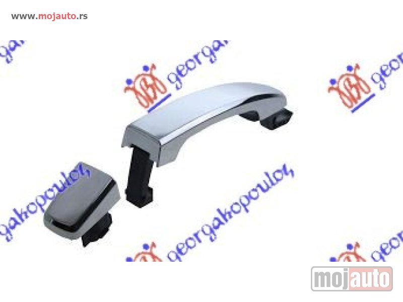 Glavna slika -  KVAKA PREDNJIH (& ZADNJIH L=D) VRATA SPOLJASNJA HROM Desno Opel insignia 08-13 -dostupno - MojAuto
