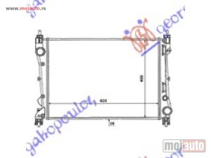 NOVI: delovi  HLADNJAK MOTORA 1.4i 16V / 1.3 JTD (620x388x16) Fiat doblo 09-15 -dostupno