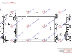 NOVI: delovi  HLADNJAK MOTORA 1.6 MJTD DIZEL (MAN/AUTO) (620x400x26) Fiat 500 l 17- -dostupno