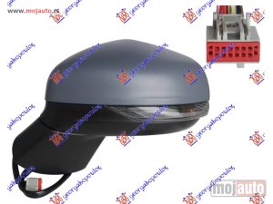 NOVI: delovi  RETROVIZOR ELEK. SA GREJACEM PM (ELEKTRO-SKLOPIV) (MIGAVAC) (SVETLO) (MRTAV UGAO) (12 PIN) (A KVAL) (KONVEKSNO STAKLO) Levo Ford puma 20- -dostupno