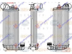 Glavna slika - HLADNJAK INTERKULERA 1.6 TDCi (334x156x64) (MAHLE BEHR PREMIUM LINE) Ford focus 11-14 -dostupno - MojAuto