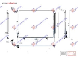 NOVI: delovi  HLADNJAK KLIME 1.0 EcoBoost BENZIN (AUTO) (490x410x16) Ford ecosport 17- -dostupno