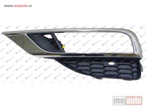 NOVI: delovi  RESETKA PREDNJEG BRANIKA (SA MAGLENKOM) (HROM OKVIR) Levo Honda cr-v 15-17 -nedostupno