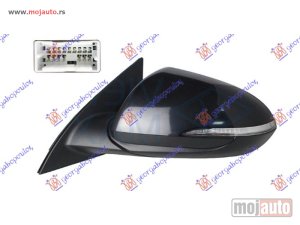 NOVI: delovi  RETROVIZOR ELEKTRICNI SA GREJACEM PM (ELEKTRO-SKLOPIV) (MIGAVAC) (MRTAV UGAO) (10 PIN) (A KVALITET) (ASFERICNO STAKLO) Levo Hyundai i30 hatchback 20- -dostupno