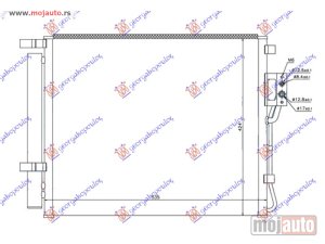 Glavna slika - HLADNJAK KLIME 2.0/2.2 CRDi DIZEL (495x425x16) 2010- Hyundai santa fe 09-12 -dostupno - MojAuto