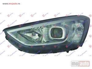 NOVI: delovi  FAR ELEKTRICNI SA LED DNEVNIM SVETLOM (DEPO) Levo Hyundai santa fe 12-16 -dostupno